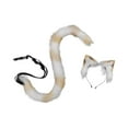 thumbnail image 4 of Conjunto de orejas y Cola de gato Strade Fareast Limited para cosplay Cola larga Marrón Camello, 4 of 8