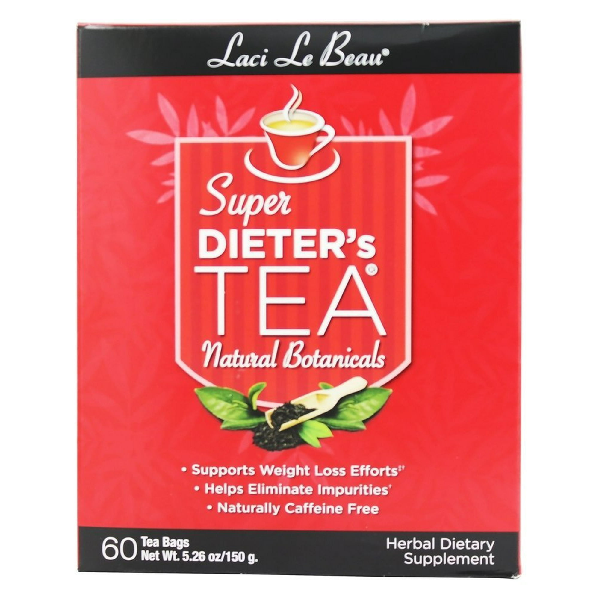 SENS DU BEAU NO.600ST 72g　３本 Laci Le Beau - Super Dieter's Tea All Natural Botanicals Caffeine