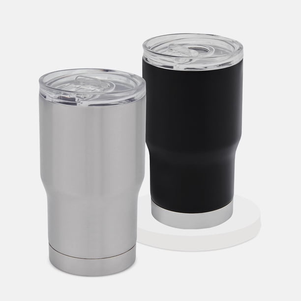 Paquete con 20 piezas de Termo base elegante, gris 8 x 14