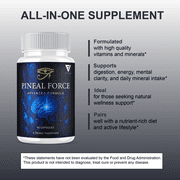PinealForce Premium Health & Wellness Supplement Pills (60 Capsules)