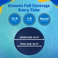 thumbnail image 2 of Blue Wave 30' Round Above-Ground Pool Leaf Net Cover with 3-ft Overlap, 2 of 7