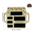 thumbnail image 3 of Home Decoration First Day Of School Board First Day Of School Chalkboard Personalised First Day Of School Sign With Handle Portable 1st Day Back To School Photo Prop For Kids Nursery Reception, 3 of 8