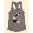 thumbnail image 3 of Barnyard Buds I. Racerback Tank Women -Victoria Borges Designs, Female x-Large, 3 of 4