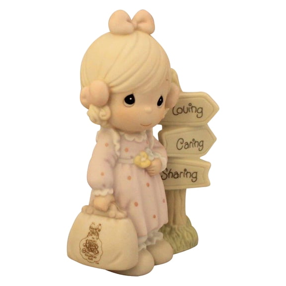 Precious Moments Figurine: C0013 Loving, Caring and Sharing Along the Way (3.5") Symbol of Membership