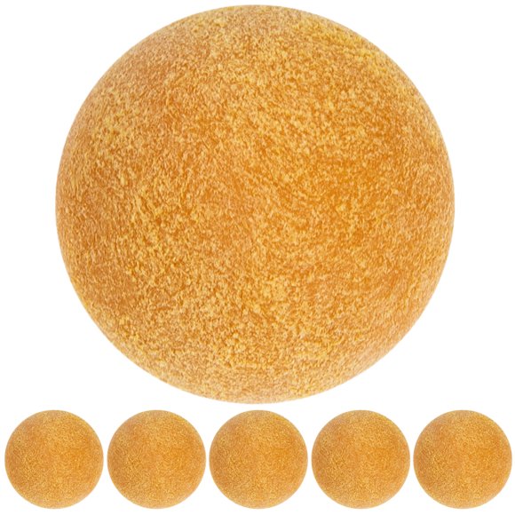Shisuyan 6Pcs Mini Foosball Balls Table Foosball Soccer Replacement Footballs Table Soccer Balls