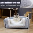 thumbnail image 2 of Cama para Gatos OMIVIER Plegable 2 en 1 para Gatos de Interior o Perros Pequeños, 2 of 7