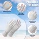 thumbnail image 2 of 2 pares de guantes de protección solar para mujer, de verano, antiultravioleta, para montar al aire libre, sin dedos, con protección bucal 555, 2 of 5