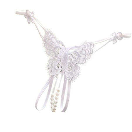 

Odeerbi Clearance Lace Briefs See Through Panties Women Cutut Lace Underwear Briefs Panties Hollow Out Lingerie Underpants White