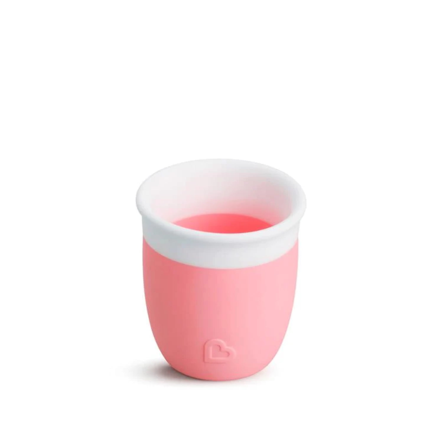 Munchkin® C’est Silicone!™ Open Toddler Training Cup, 2 Ooz, Coral, Unisex