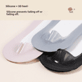 thumbnail image 3 of Calcetines de malla poco profundos para mujer, de verano, finos, transpirables, de silicona, antideslizantes, de material de algodón, calcetines cortos Pop-socks, 3 of 4