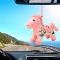 thumbnail image 3 of Chinese New Year Horse Plush, Year Of The Horse 2026 Decorations, Fire Horse Chinese Zodiac Charm, Lotus-Print Key Bag Ornament For Good Fortune, 3 of 8