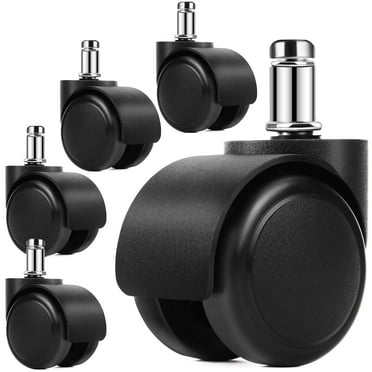 MaxGear Rubber 2 in Heavy Duty Casters, 5 Count