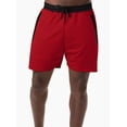 thumbnail image 3 of SUNSIOM Men Sports Casual Shorts Patchwork Drawstring Elastic Waist Mesh Quick Dry Short Pants Fitness Training Running Muscle Shorts, 3 of 5