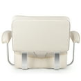 thumbnail image 5 of NORTHCAPTAIN Pontoon Captains Bucket Seat Boat Seat with Armrest,Ivory/Beige, 5 of 7
