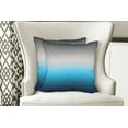 thumbnail image 4 of Ambesonne Ombre Throw Pillow Cover 2 Pack, Abstract Color Change Pattern, 16", Grey and Blue, 4 of 6