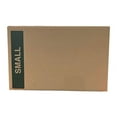 thumbnail image 4 of 25 - Pack Small Cardboard Moving Boxes 16x10x10 32 ECT With Handles, 4 of 5