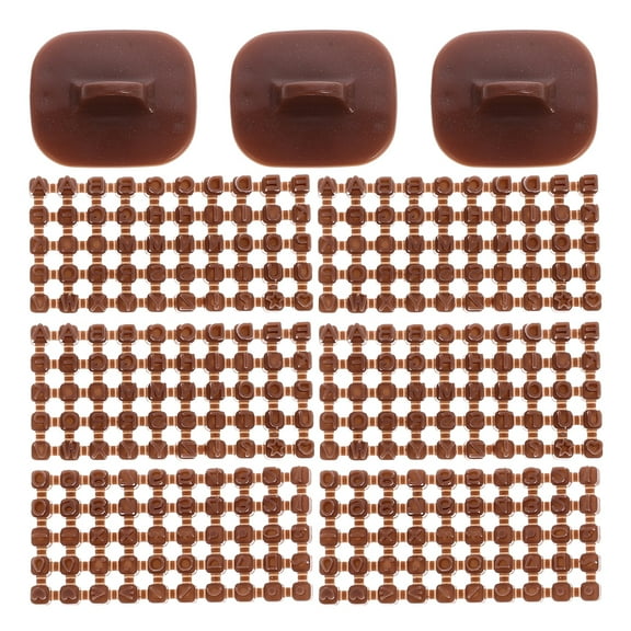 Masteelf 3 Sets Mini Polymer Clay Letter Stamps Alphabet Molds Clay Polymer Clay Decorating Tool for DIY Crafting Cookie Decorating and Pottery