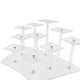 thumbnail image 5 of Expositor de figuras de acción de 3 mm, caja transparente decorativa con forma trapezoidal. blanco, 5 of 5