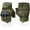 Fingerless Green, variant on Fingerless Gloves for Men & Women, Motorcycle Half Finger Gloves with Anti-Slip Grip, Adjustable Wrist Strap for Riding, Hiking, Climbing, Driving, Cycling