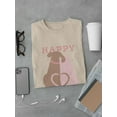 thumbnail image 3 of Happy Valentine's Day Dogs T-Shirt Men -Smartprints Designs, Male 4X-Large, 3 of 4