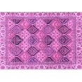 thumbnail image 1 of Ahgly Company Indoor Rectangle Abstract Pink Modern Area Rugs, 5' x 7', 1 of 4