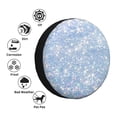thumbnail image 4 of Rateoe White Bule Glitter Pattern Tire Cover Wheel Protectors Weatherproof Wheel Covers Universal Fit for Trailer Rv SUV Truck Camper Travel Trailers Accessories-16 inch, 4 of 6