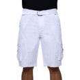 thumbnail image 5 of X RAY JEANS Men's Belted 12.5" Inseam Knee Length Cargo Shorts, White, 54, 5 of 6