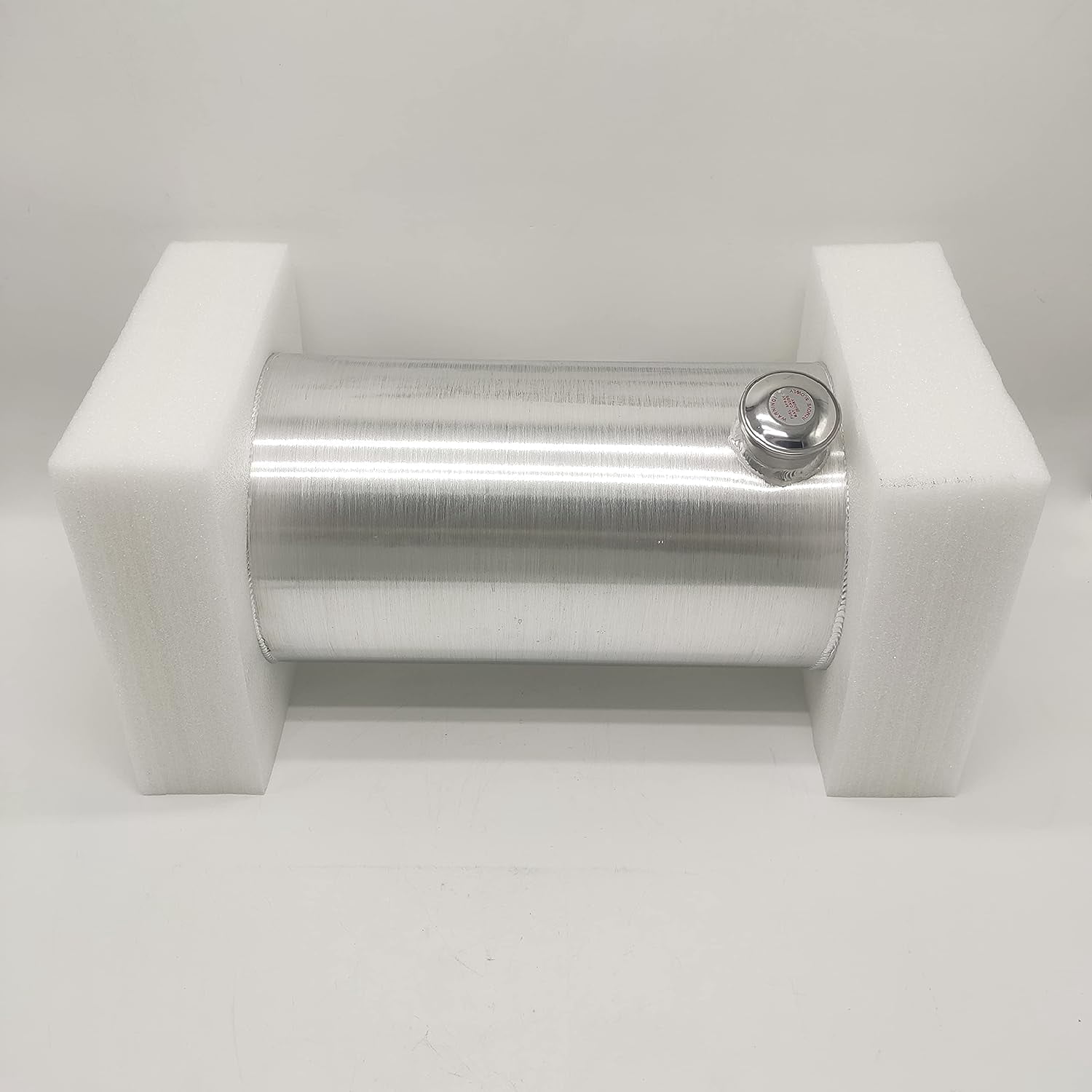 JSD AUTO PARTS fuel/gas tank 8 Gallons 10"x24" End outlet 1/4" NPT Aluminum