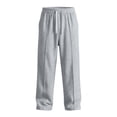 thumbnail image 5 of Wide Leg Sweatpants Men Fashion Casual Solid Color Loose Winter Drawstring Pockets Pants Sweatpant Sizes S-3XL, 5 of 7