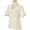 Ivory, variant on Monterey Club Ladies Cotton/Polyester Short Sleeve V-Neck Golf Polo Shirt #2108