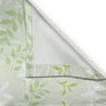 thumbnail image 3 of Ambesonne Mint Kitchen Curtains, Swirls Floral Branches, 55"x39", Fern Green White, 3 of 3