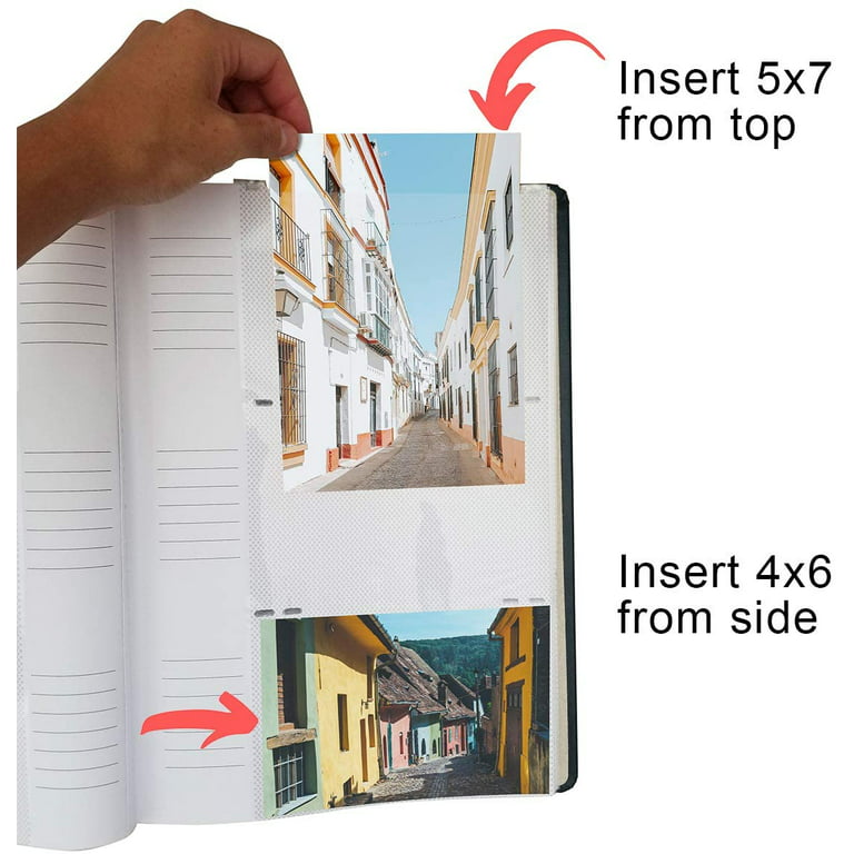Small Photo Album 5x7 () - 2-Pack 5 x 7 Photo Book Album, Pink 5x7 (2  Pack)