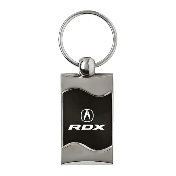 Au-TOMOTIVE GOLD RDX Rectangular Wave Black Key Fob