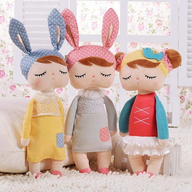 Lovely Metoo Plush Doll Baby Kids Angela Stuffed Toys Cartoon Rabbit Sleeping Dolls for Girls
