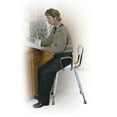 thumbnail image 2 of Drive Medical White Kitchen Stool, 2 of 2