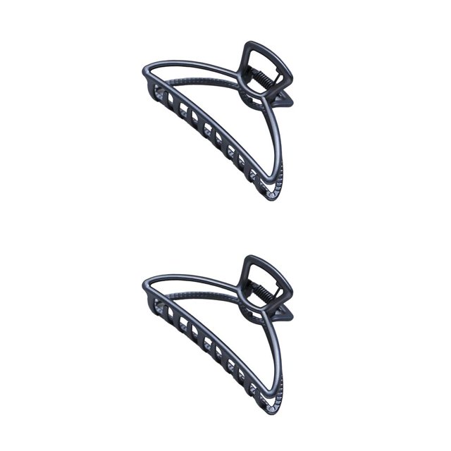 maskred Pinces de Mode Grand Style Simple à Portée de Main Style Simple Robuste Exquis Accessoires Barrettes pour Femmes Noir/arc 2Set