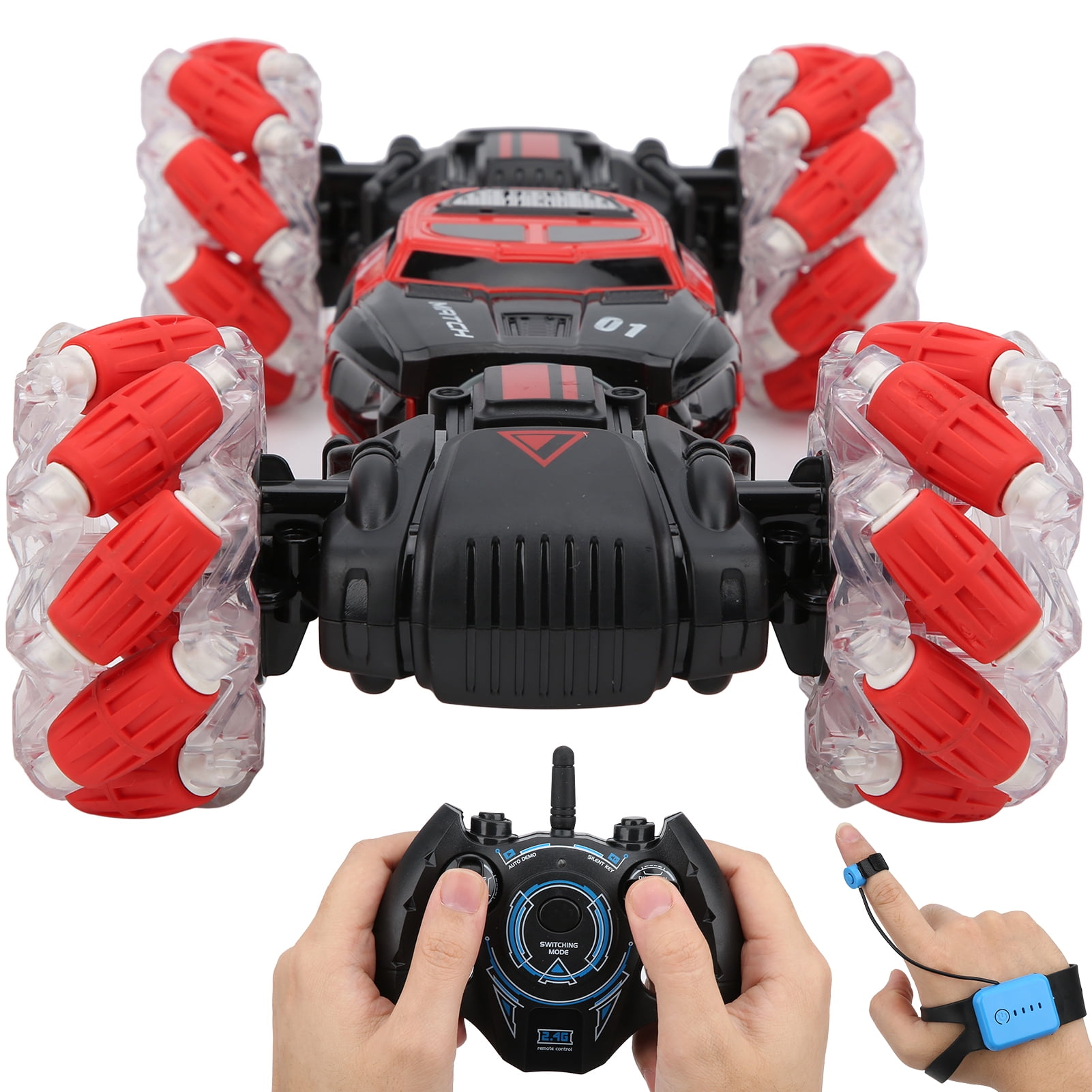 Mire El Automóvil de Control Remoto, Potente Motor de la Rueda de Una ...