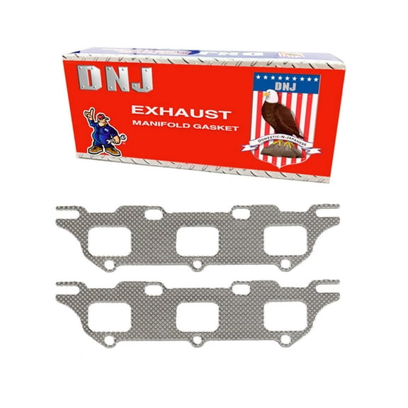 DNJ EG140 Exhaust Manifold Gasket Fits Cars & Trucks 98-10 Chrysler Dodge 300 2.7L V6 DOHC 24v