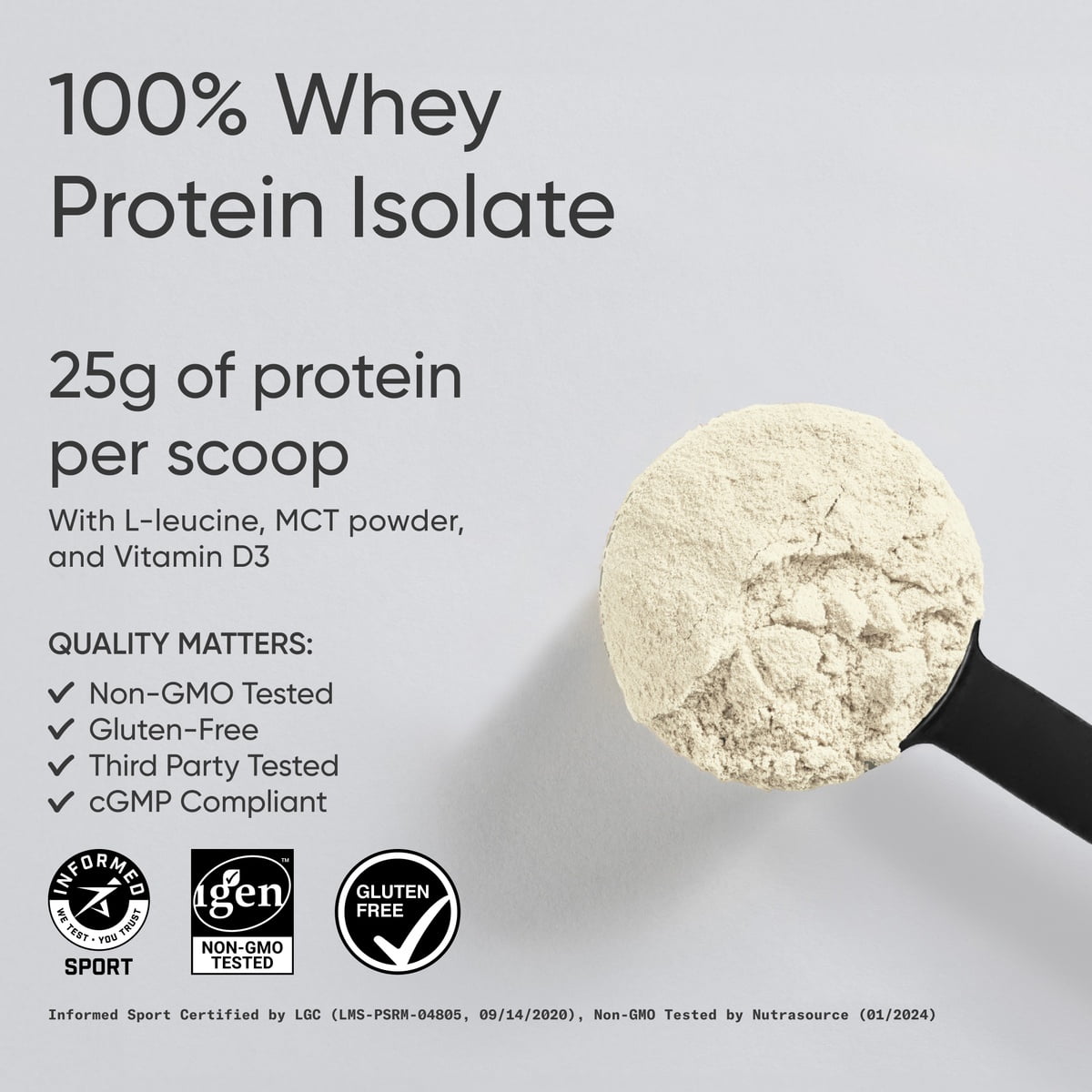 Whey Protein Isolate Vanilla (26 Servings) - 2.06lbs