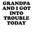 thumbnail image 2 of CafePress - Grandpa And I Got Into Trouble Long Sleeve T Shirt - Long Sleeve Infant T-Shirt, 2 of 2