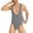 Gray, variant on ny Sexy One-piece Bikini Men's One-piece Rib Underwear Underwear With Waist Mens Fashion Underwear Games L Khaki 2023 Summer Deal