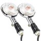 thumbnail image 1 of 2 luces intermitentes redondas ámbar para motocicleta Yamaha XV400, XV650, XV1100, XV1300, XVS400, XVS650, XVS1100 Virago s202412246964, 1 of 5