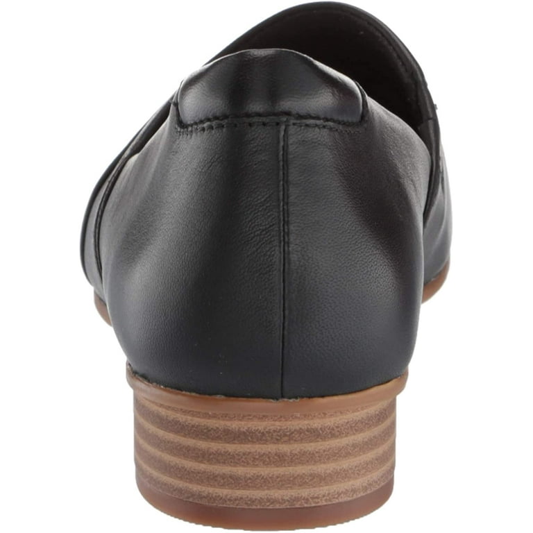Clarks Women s Juliet Palm Loafer 10 Narrow Black Leather Walmart