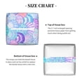 thumbnail image 5 of Yiaed Watercolor Sea Shells 1 Print Tissue Box Cover, PU Leather Decorative Organizer for Tabletop, Bathroom, Car, Office Creative Decorative, 5 of 7