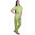 thumbnail image 3 of Moomaya Womens Printed Tee and Pajama Set PJs,Short Sleeve Sleepwear Nightwear Loungewear S-XXL, 3 of 7