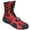Red/Black, variant on Ringside Apex Elite Boxing Shoes, Black/Silver, Size 5