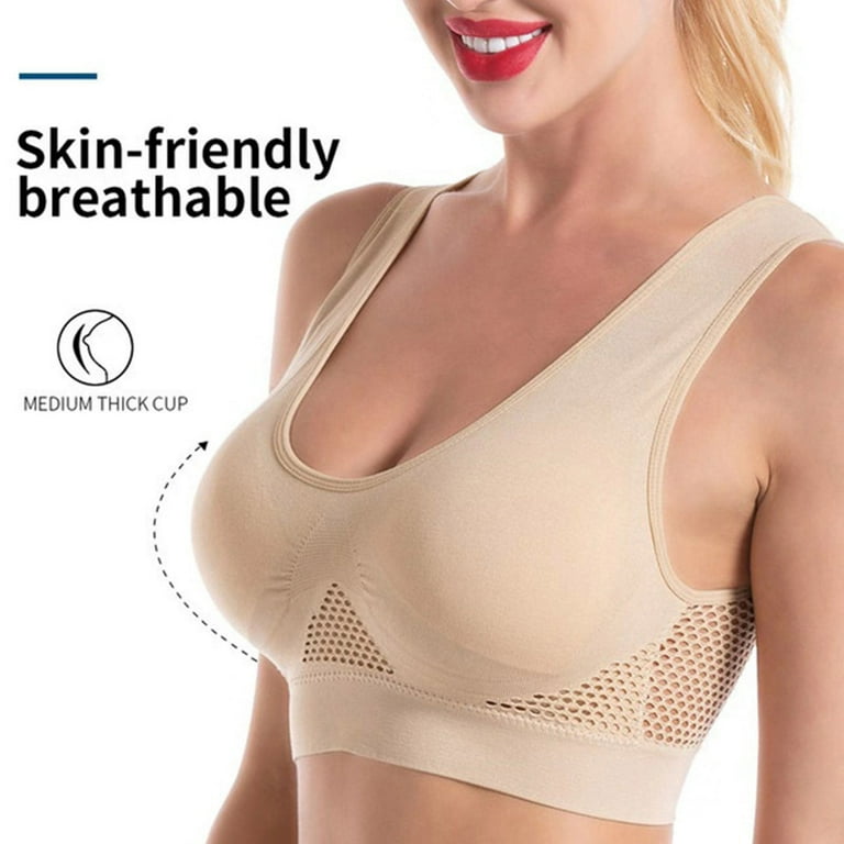 FANGMONE Push up Bras for Women Adhesive Bra Invisible Sticky Strapless Push up 48 Dd Bras for Plus Size Sport Bras Pack Tank Tops with Built in Bra Easy Does It Wireless