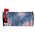 thumbnail image 2 of Yayeee Mailbox Cover Magnetic Large Size Post Box Cover Wrap Decor, Trees in The Night, 2 of 9