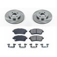 thumbnail image 3 of Power Stop Front Stock Replacement Brake Pad and Rotor Kit KOE6344, 3 of 8
