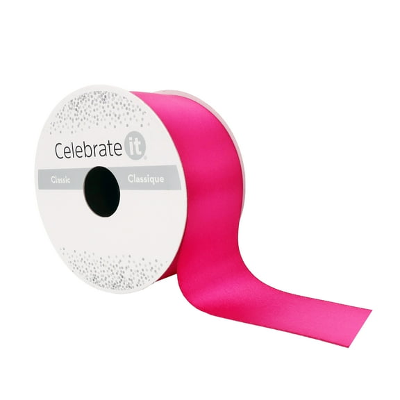 12 Pack: 1.5" x 4yd. Mauve Satin Ribbon by Celebrate It Classic